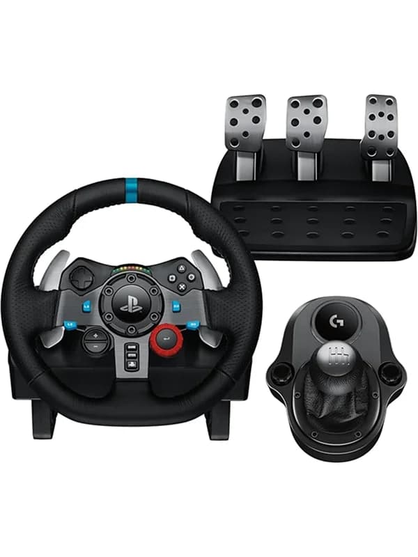 Combo Volante, Pedais e Cambio Logitech G29 SE Driving Force para PS5, PS4, PS3 e PC