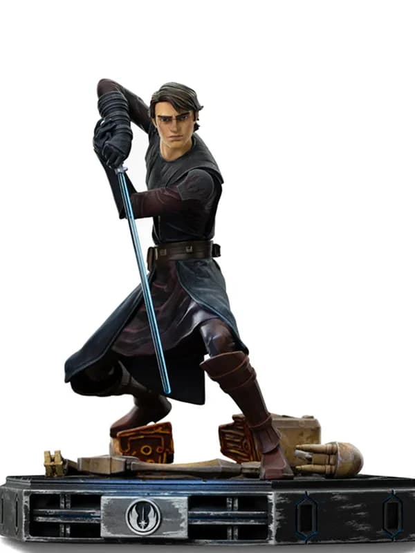 Estátua Anakin Skywalker - Star Wars: Clone Wars - Art Scale 1/10 - Iron Studios