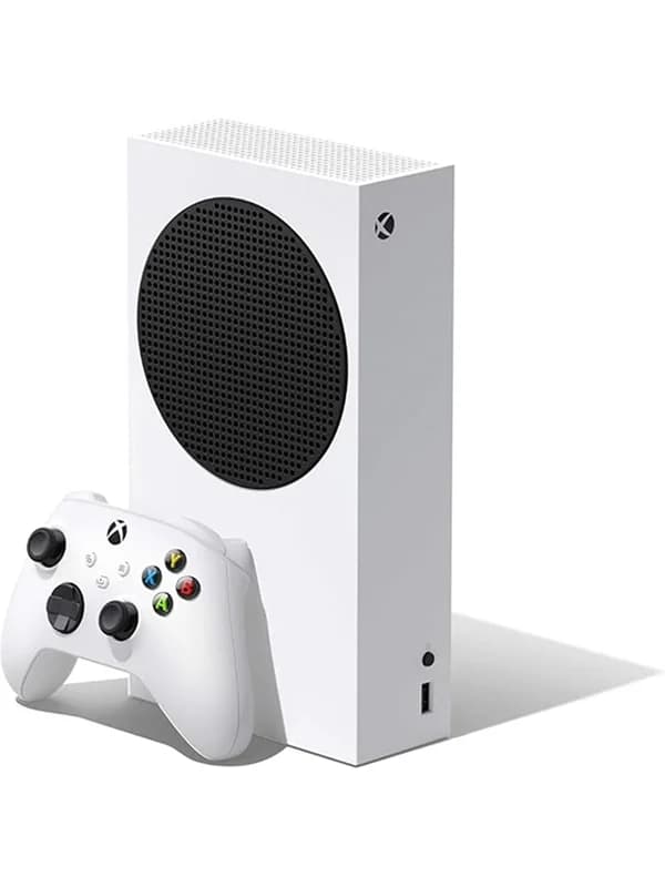 Microsoft Xbox Series S 512 GB All-Digital Console de jogos + 1 controle sem fio Xbox, branco - resolução de 1440p, até 120 FPS, 802.11ac 2x2 WiFi - WEPGPY HDMI Cabo